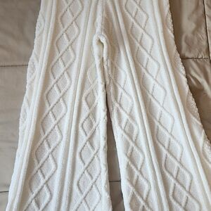 Beach Riot Cream Knit Pants